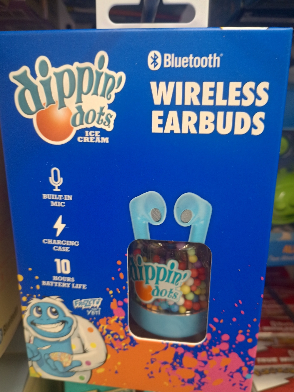 Blue Wireless Bluetooth Earbuds